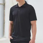 ISHA - Mens CoolDry Self Striped Textured Polo Shirt