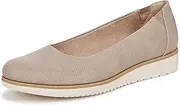 [Naturalizer] Soul Women's Idea Cushioned Slip-On Ballet Flat, Warm Taupe Tan, 9.5