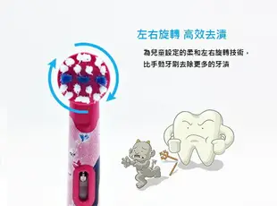 德國百靈 Oral-B 歐樂B 兒童電動牙刷 汽車款/公主款 3+ 附3號電池 另有牙刷收納盒可參考 DB4510K