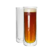 Rink Drink Double-Walled Highball Glasses Set - 330ml - Pack of 2