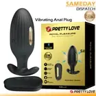 Electric Impulse Anal Massager Vibrator Butt Plug Remote Control USB Sex Toy