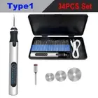 Electric Mini Grinder Engraving Pen Graveerpen Wireless Grinder with Battery Cor