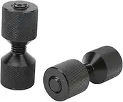 2 Hole Flange Pin Quick Tweezers, Exquisite Craftsmanship, Stable Performance with Unique Design, Durable Aluminum Material for Long Time Use, Convenient Tool Black M12 2pcs,