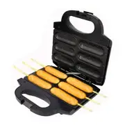 Commercial Electric Hot Dog Baker Sausage Hot Dog Waffle Maker Iron Machine 850W