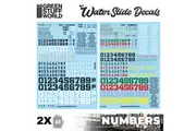 GSW: Waterslide Decals - Only Numbers