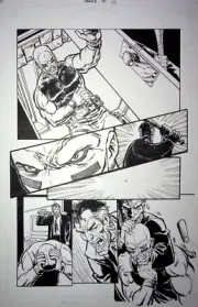 COMIC TYRESE GIBSON'S MAYHEM! ORIGINAL ART BY TONE RODRIGUEZ #3 PG18 IMAGE COMIC