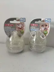 Nuby Breast Size Teat Anti Colic Medium Flow 3m+
