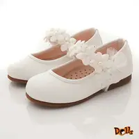 在飛比找樂天市場購物網優惠-Dolls日本公主娃娃蕾絲花朵娃娃鞋7515白(中小童)