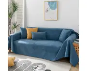 Waterproof Couch Cover Sofa Covers Sofa Covers for Cushion Couch Blanket Sectional Couch Covers Pet Couch Cushion Cover-Waterproof sofa towel dark blue