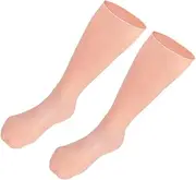 [Minkissy] Moisturizing Foot Exfoliator Socks Long Women's Socks Anti-cracking Design for Smooth Feet