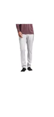 NEW TRAVIS MATHEWS Right On Time Pants Gray Microchip 34 Lightweight