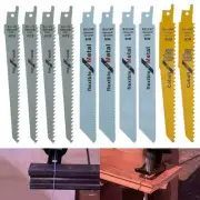 10Pcs 6" Reciprocating Saw Blades Set Wood Metal Sheet Pipe Blades·.