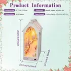 DIY Book Nook Kit Robust 3D DIY Bookends Easy to Assemble and Store Alsdt