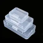 Clear Plastic Storage Box For Screw Electronic Component Parts Jewelry Craft Box