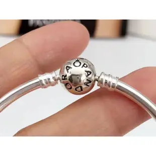 Pandora潘朵拉925純銀玫瑰金系列~雙色愛心吊墜-手鍊手環