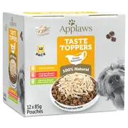 Applaws Taste Toppers Dog Food Pouch Chicken in Gravy 85g x 12 pack
