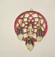 RED DREAMCATCHER SUNCATCHER (SOUTHWESTERN SUNCATCHERS)