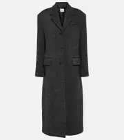 [Khaite] Khaite Bontin wool-blend coat AU 14 grey