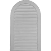 Ekena Millwork Gable Vents n' Louvers 30" Weather Resistant Polyurethane White