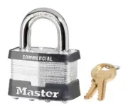 Master Lock 5KARAN 4-Pin Hardened Steel Tumbler Padlock 2 in. (Pack of 6)