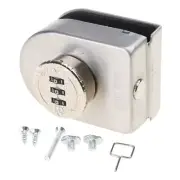 Stainless Steel Glass Door Passwords Lock Keyless Glass Door Latches Enduring