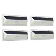 4 Solar LED Light Solar Sensor Motion Light 86 LED Outdoor Lamp Waterproof Wht