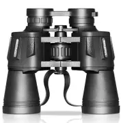 20x50 HD High-power BAK4 Binocular Clear Night Vision Optic Lens Waterproof Telescope BLACK COLOR