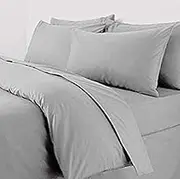 Extra Large Pillow Case Pair"60cm x 80cm / Grey Pillowcases/Percale Pillowcases
