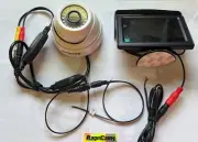 WIRELESS COLOR MARINE IR INFRARED DAY NIGHT CAMERA+LCD FOR GARMIN RAYMARINE GPS