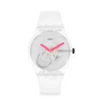 在飛比找momo購物網優惠-【SWATCH】New Gent 原創系列手錶SNOW BL
