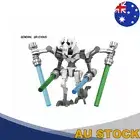 General Grievous Star Wars LEGO Minifigure Custom Replica with Lightsabers