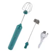 USB Rechargeable Electric Whisk Egg Beater Handheld Coffee Blender6574