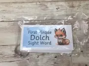 DIY PRINTED / UNCUT Literacy Learning Resource Dolch First Grade Sight Word