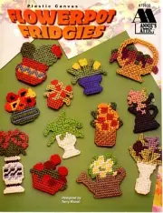 Flowered Fridgies Plastic Canvas Leaflet Annie's Attic 879932