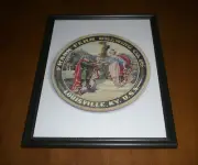 FRANK FEHR BREWING CO. FRAMED COLOR AD PRINT - LOUISVILLE, KENTUCKY
