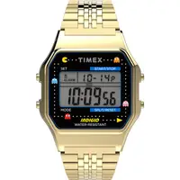 在飛比找蝦皮商城優惠-TIMEX 天美時 Pac-Man聯名 限量小精靈電子錶 金