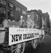 Art Hodes, Henry Goodwin, Sandy Williams, and Cecil Scott, Times- Jazz Old Photo