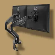 EVEO Premium Dual Monitor Stand 17-32”,Dual Monitor Mount Full Motion