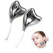 New Icing Facial Stainless Steel Mermaid Shape Spoons Cooling Ice Globes Face Massager Facial Cryo Sticks Gua Sha Massage
