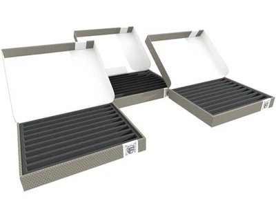 Storage Box FSLB040 for Model Railway locomotives, Wagons and Vehicles - 9 Sl...