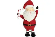 Mirabella Wobbling Metal Santa each