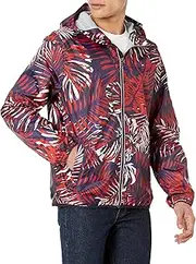 [Tommy Hilfiger] Men's Lightweight Active Water Resistant Hooded Rain Jacket