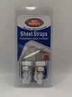 NEW 4-PC Bed Makers Sheet Straps - Hold Sheets in Place - Adjusts to Fit Any Bed