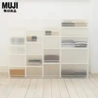 在飛比找momo購物網優惠-【MUJI 無印良品】PP收納盒/小/2入