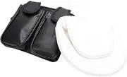 [Funfeel] Kunai Bag Leg Holster Shurikan Bag Ninja Cosplay Accessory Black, Black, One Size