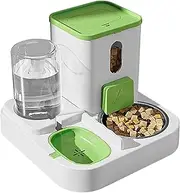 Cat Feeder and Waterer | Auto Pet Feeder - Automatic Dog Feeder, Auto Cat Feeders Dry Food, use Feeder and Waterer, Large Capacity Food Feeders with Water Dispenser for Small Pet, Ca