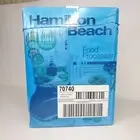 Hamilton Beach Top Mount 8 Cup Food Processor, Model 70740 NEW