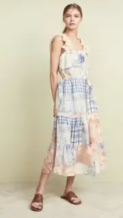 Tory Burch Patchwork Toile Cover-Up Dress Size Large NWT428$❤ ❤ ❤