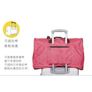 HAPITAS 星空黑 旅行袋 行李袋 摺疊收納旅行袋 插拉桿旅行袋 HAPI+TAS H0004-169 (小/大)