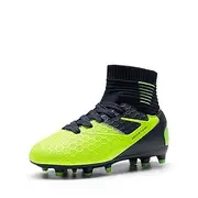 [DREAM PAIRS] Boys Girls High-Top Football Boots Soccer Cleats Shoes Toddler/Little Kid/Big HZ19002K